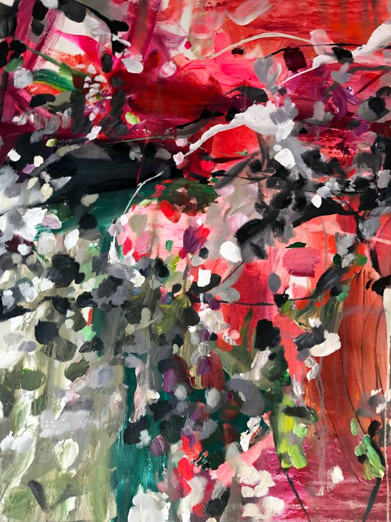Original Abstract Expressionism Abstract Painting by Vicky Barranguet