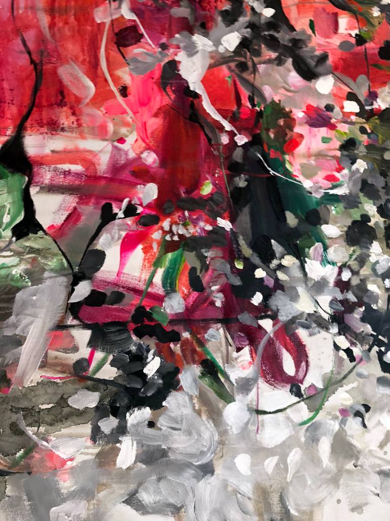 Original Abstract Expressionism Abstract Painting by Vicky Barranguet