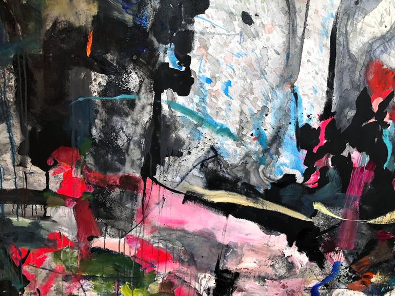 Original Abstract Expressionism Abstract Painting by Vicky Barranguet