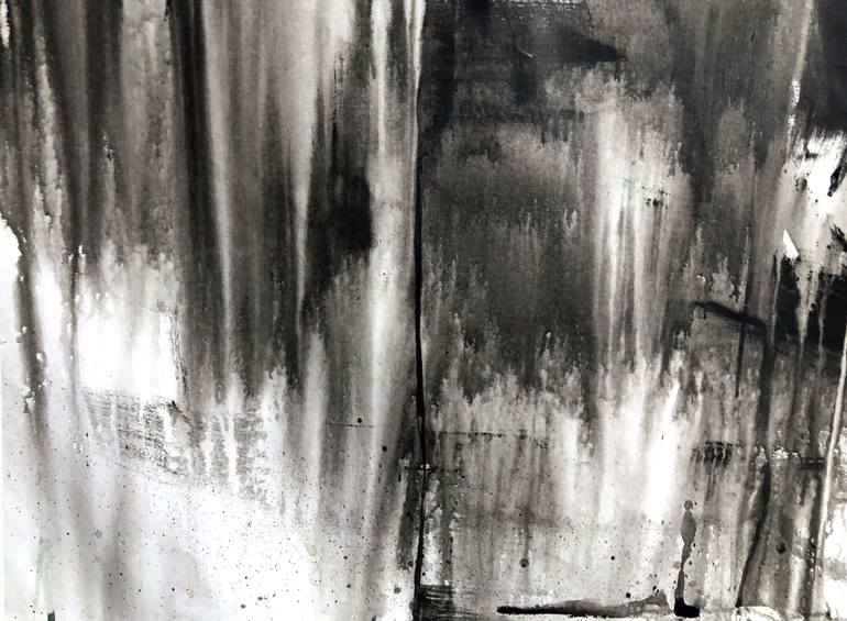 Original Abstract Expressionism Abstract Painting by Vicky Barranguet