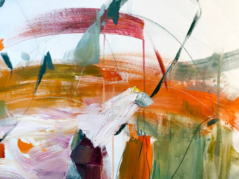 Original Abstract Expressionism Abstract Painting by Vicky Barranguet