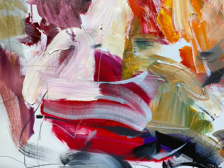 Original Abstract Expressionism Abstract Painting by Vicky Barranguet
