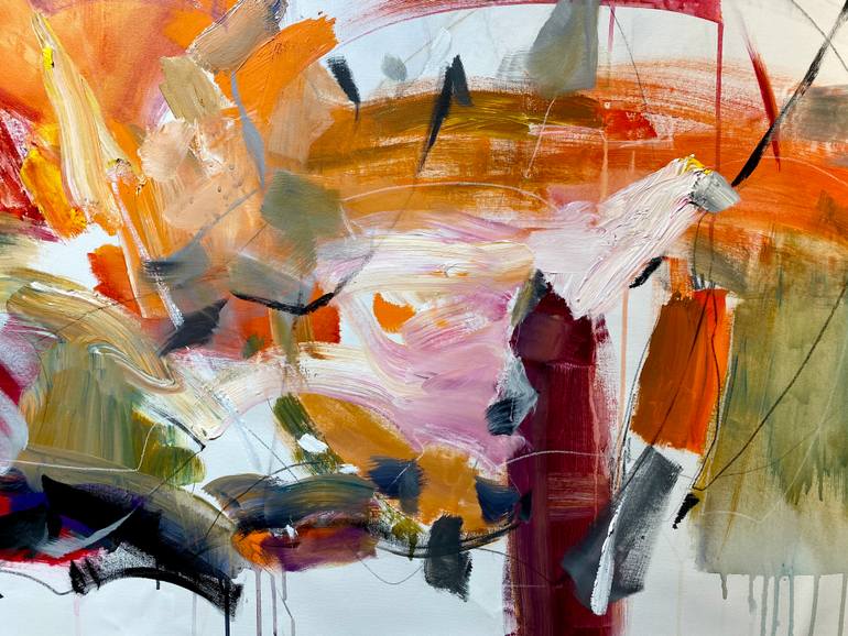 Original Abstract Expressionism Abstract Painting by Vicky Barranguet