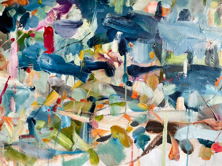 Original Abstract Expressionism Abstract Painting by Vicky Barranguet