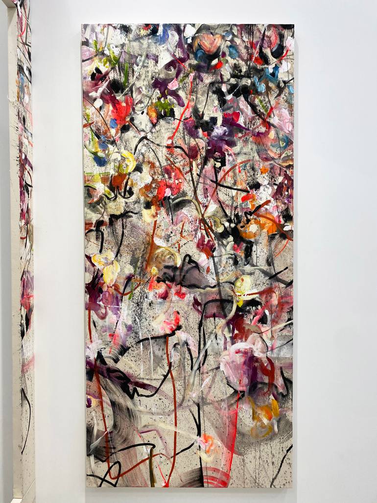 Original Abstract Expressionism Abstract Painting by Vicky Barranguet