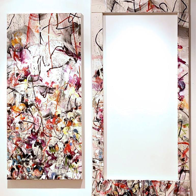 Original Abstract Expressionism Abstract Painting by Vicky Barranguet