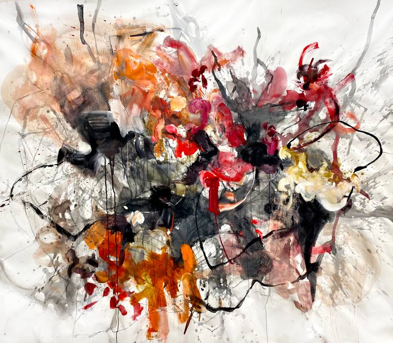 Original Abstract Expressionism Abstract Painting by Vicky Barranguet
