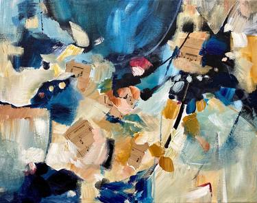 Original Abstract Expressionism Abstract Paintings by Vicky Barranguet