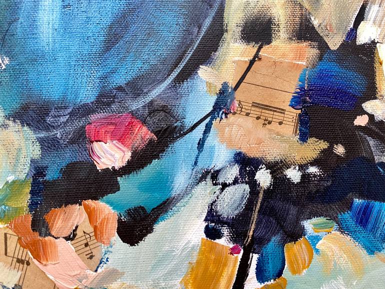 Original Abstract Expressionism Abstract Painting by Vicky Barranguet