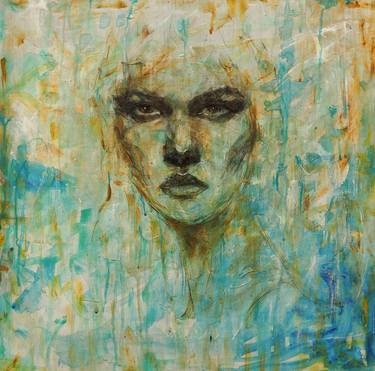 Original Abstract Portrait Paintings by Jon Cooper