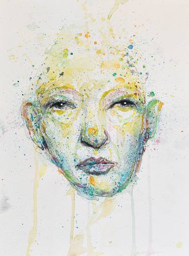 Print of Abstract Portrait Paintings by Jon Cooper