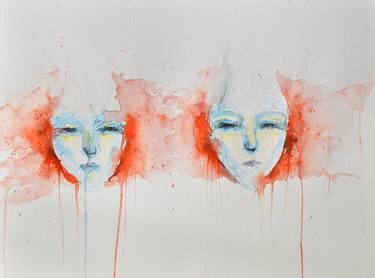 Print of Abstract People Paintings by Jon Cooper