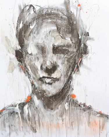 Original Abstract Portrait Paintings by Jon Cooper