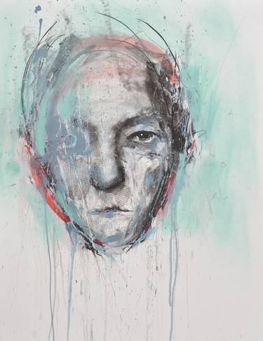 Original Abstract Portrait Drawings by Jon Cooper