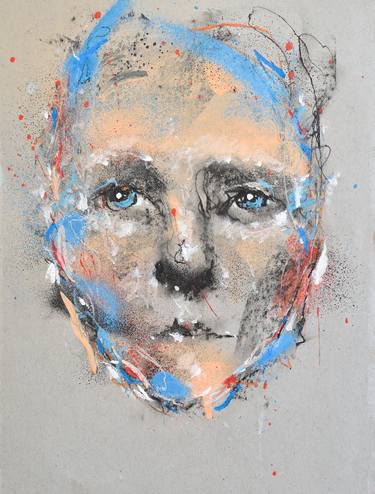 Original Abstract Portrait Paintings by Jon Cooper