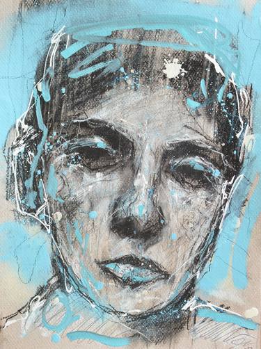 Print of Abstract Portrait Drawings by Jon Cooper