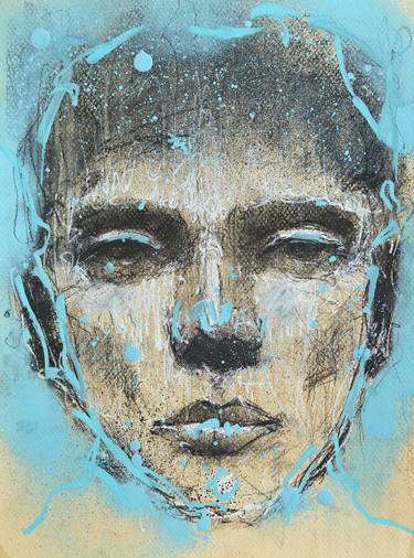 Original Abstract Portrait Drawings by Jon Cooper