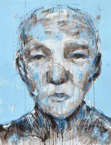 Original Abstract Portrait Drawings by Jon Cooper