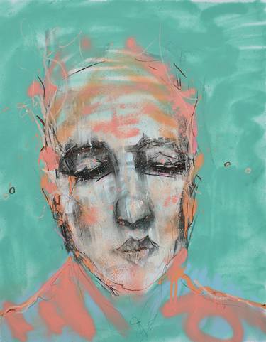 Original Abstract Portrait Drawings by Jon Cooper