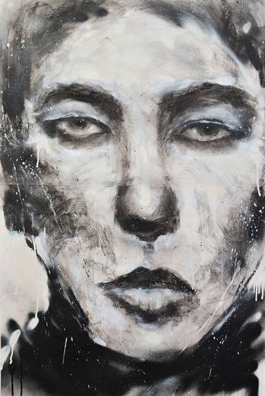 Original Abstract Portrait Paintings by Jon Cooper