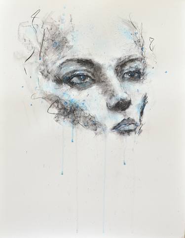 Original Abstract Portrait Drawings by Jon Cooper