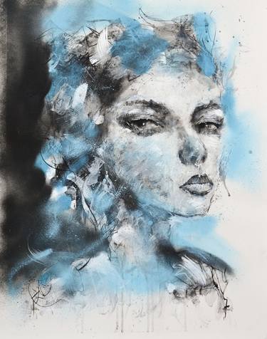 Print of Abstract Portrait Drawings by Jon Cooper