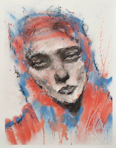 Original Abstract Portrait Drawings by Jon Cooper