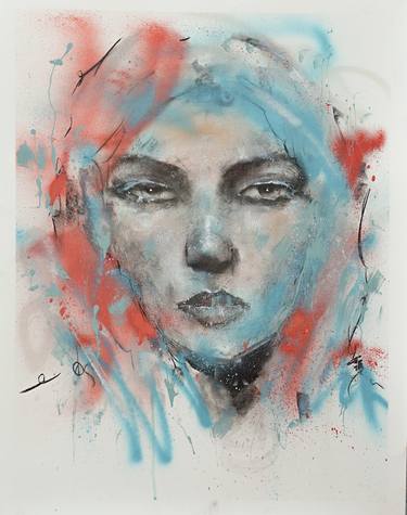 Original Abstract Portrait Paintings by Jon Cooper