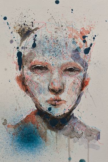 Print of Abstract Portrait Paintings by Jon Cooper