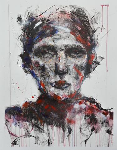 Print of Abstract Portrait Drawings by Jon Cooper