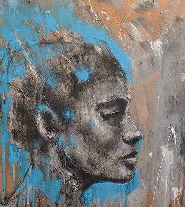 Original Abstract Portrait Paintings by Jon Cooper