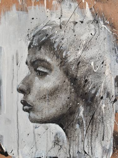 Original Abstract Portrait Paintings by Jon Cooper