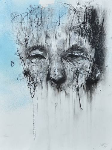 Original Abstract Portrait Drawings by Jon Cooper