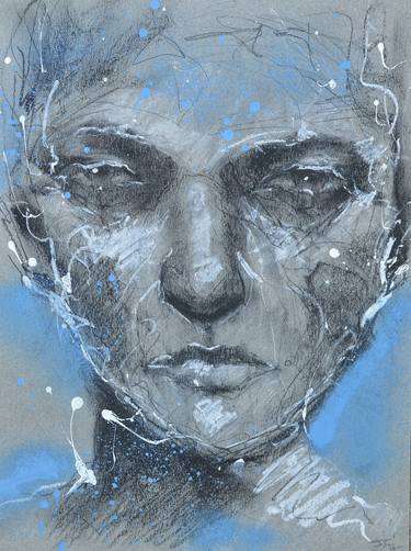 Original Abstract Portrait Drawings by Jon Cooper