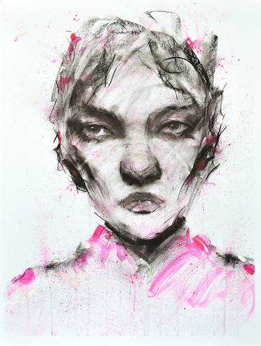 Original Abstract Portrait Drawings by Jon Cooper