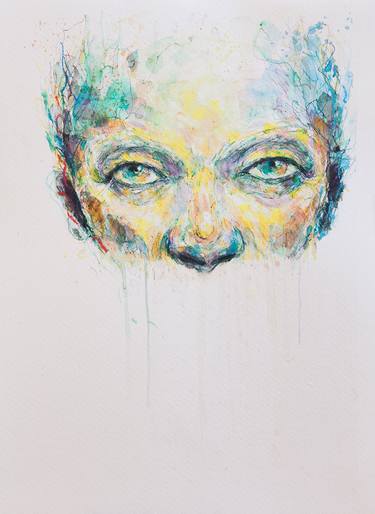 Original Abstract Portrait Drawings by Jon Cooper