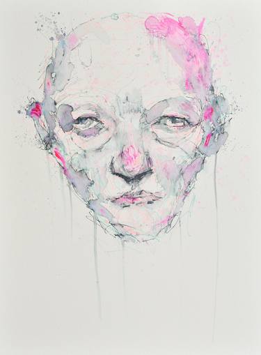 Original Abstract Portrait Drawings by Jon Cooper