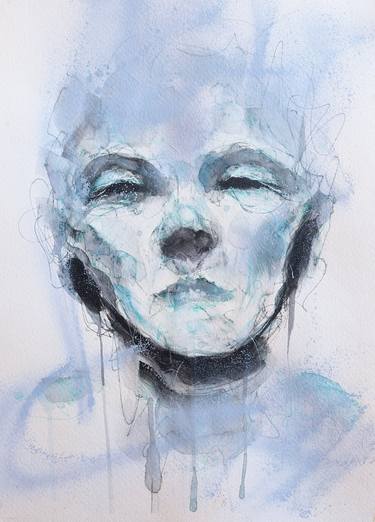 Original Abstract Expressionism Portrait Paintings by Jon Cooper