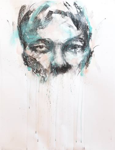 Original Abstract Portrait Drawings by Jon Cooper