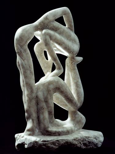 Original Abstract Expressionism Body Sculpture by Shimon Drory