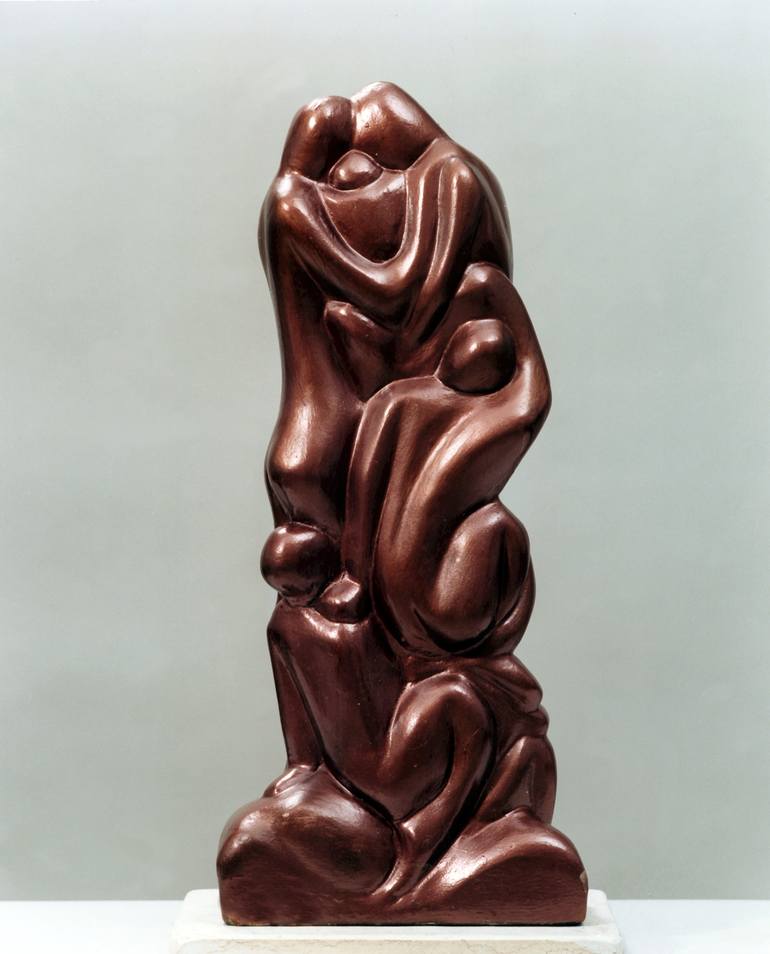 Original Abstract Body Sculpture by Shimon Drory