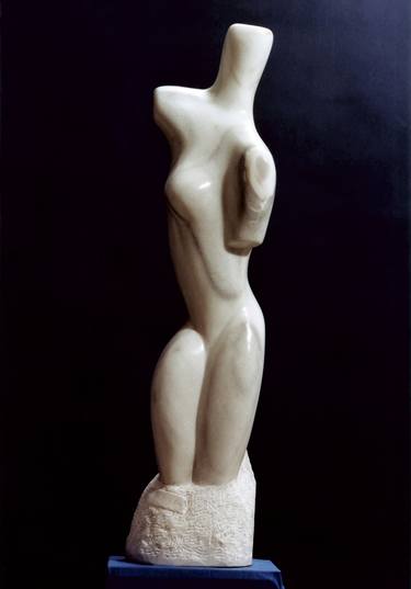 Original Figurative People Sculpture by Shimon Drory