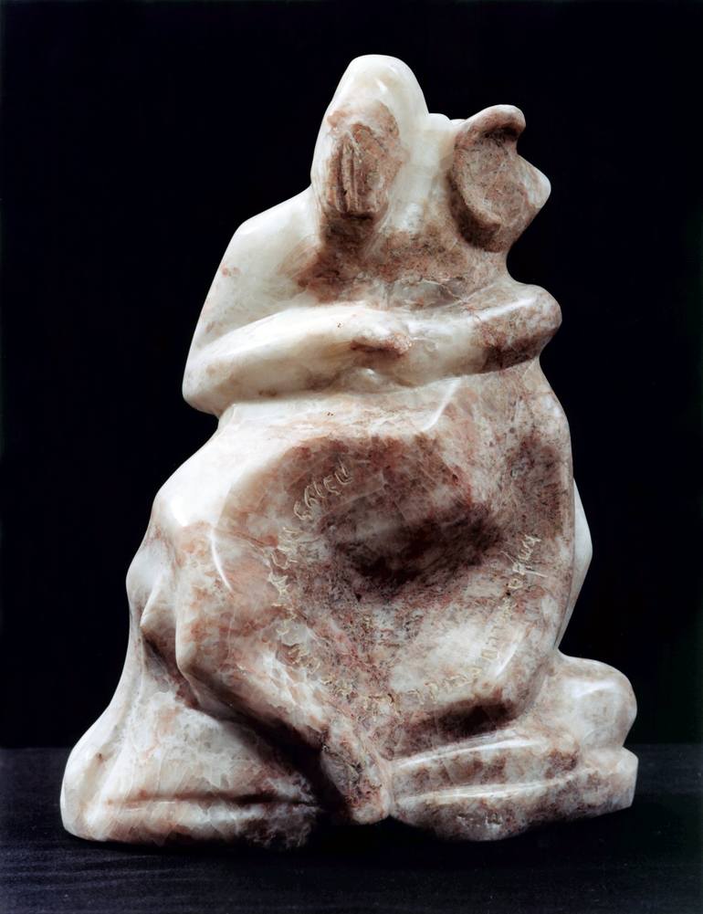 Original Religious Sculpture by Shimon Drory