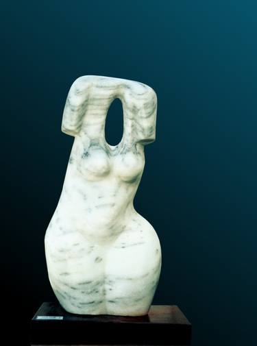 Original Figurative Women Sculpture by Shimon Drory