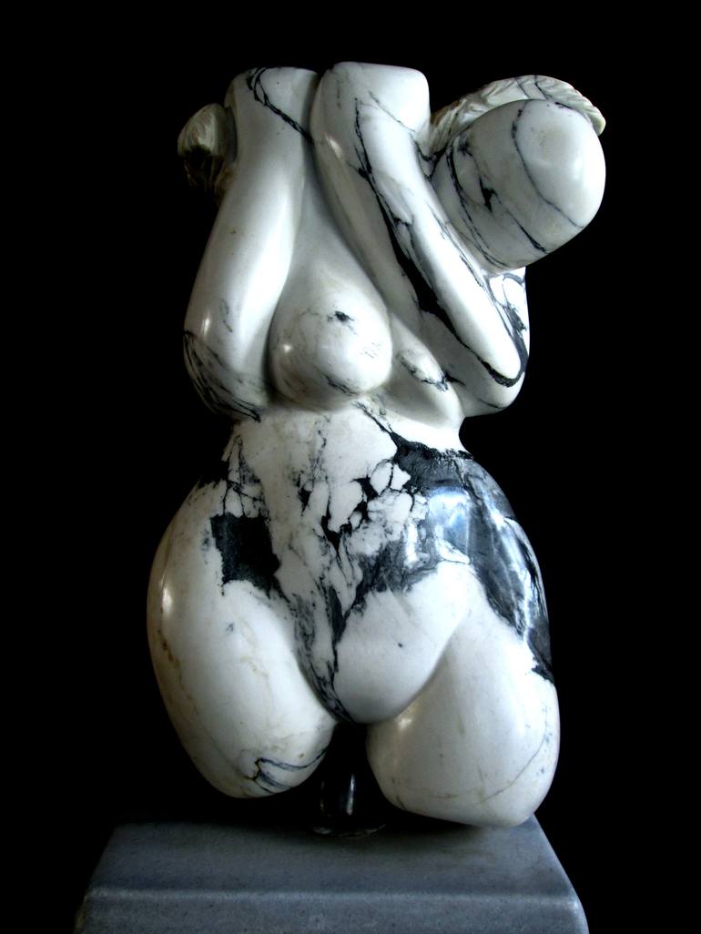 Original Abstract Body Sculpture by Shimon Drory