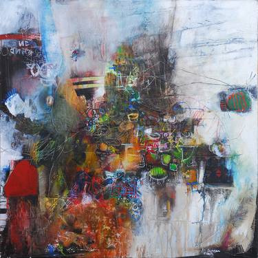 Original Abstract Paintings by Lou Luneau