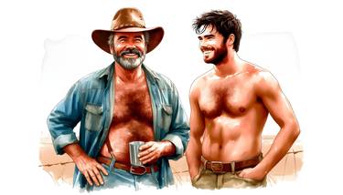 Original Digital Art Men Digital by Barry Johansen