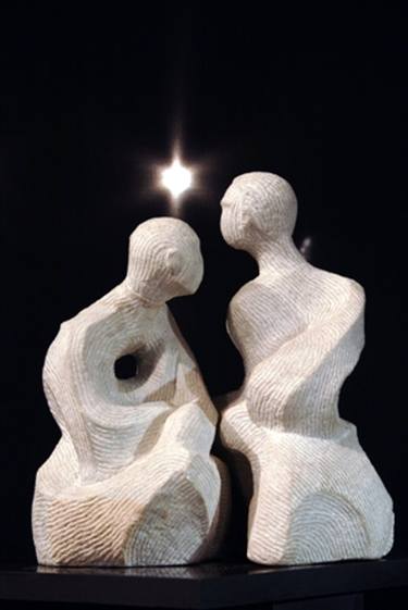 Original Fine Art Abstract Sculpture by Nadere Hakimelahi