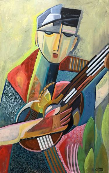 Original Abstract Expressionism Music Paintings by Dania Sierra
