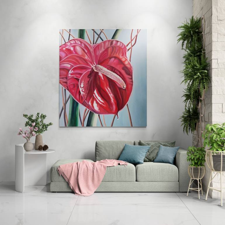 Original Floral Painting by Judith Moore